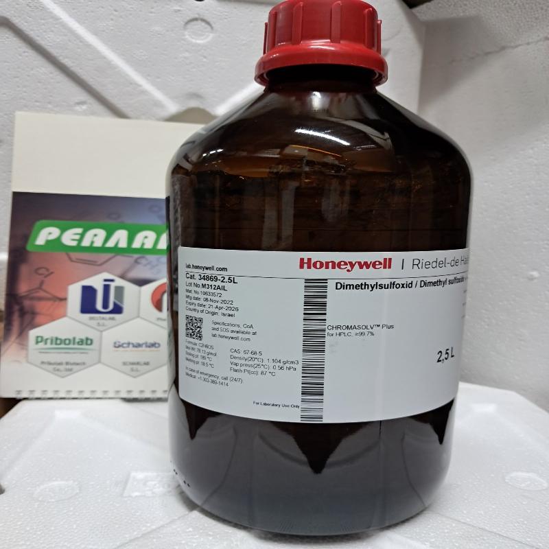 Диметилсульфоксид CHROMASOLV® plus, для ВЕРХ, >=99.7%, 2.5 л